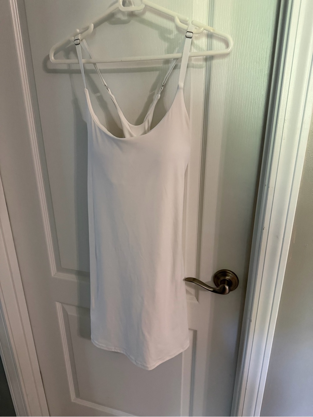 Amazon White Mini Slip Dress